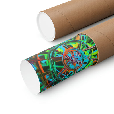 Lifecycles 4 - An Abstract Robotic Journey on the Poster - Poster - JumpingDots