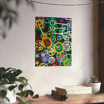 Robotic Wheels - on the Poster - Poster - JumpingDots