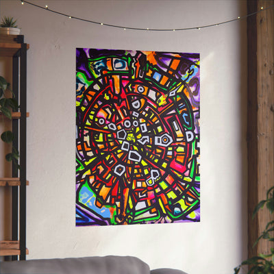 Abstract Mineral Symphony on the Poster - Poster - JumpingDots