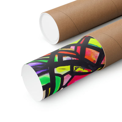 Abstract Mineral Symphony on the Poster - Poster - JumpingDots