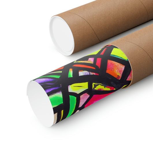 Abstract Mineral Symphony on the Poster - Poster - JumpingDots