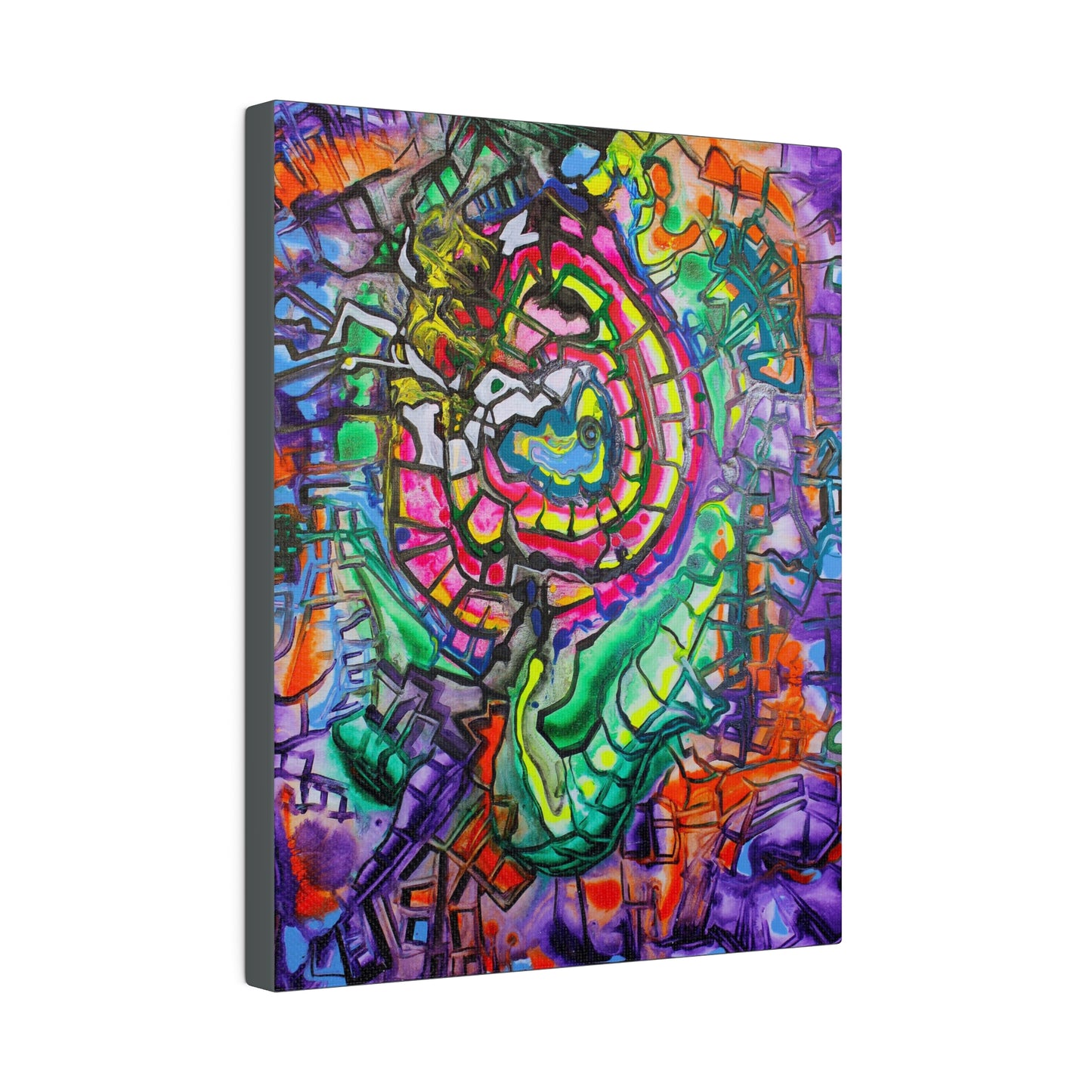 Transcendent Realms And Vibrant Spirituality On Canvas
