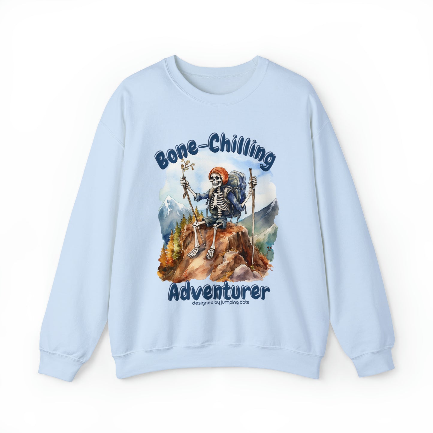 Hiking Skeleton Halloween Sweatshirt