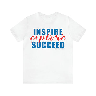 Inspire Explore Succeed Teacher Shirt - T-Shirt - JumpingDots