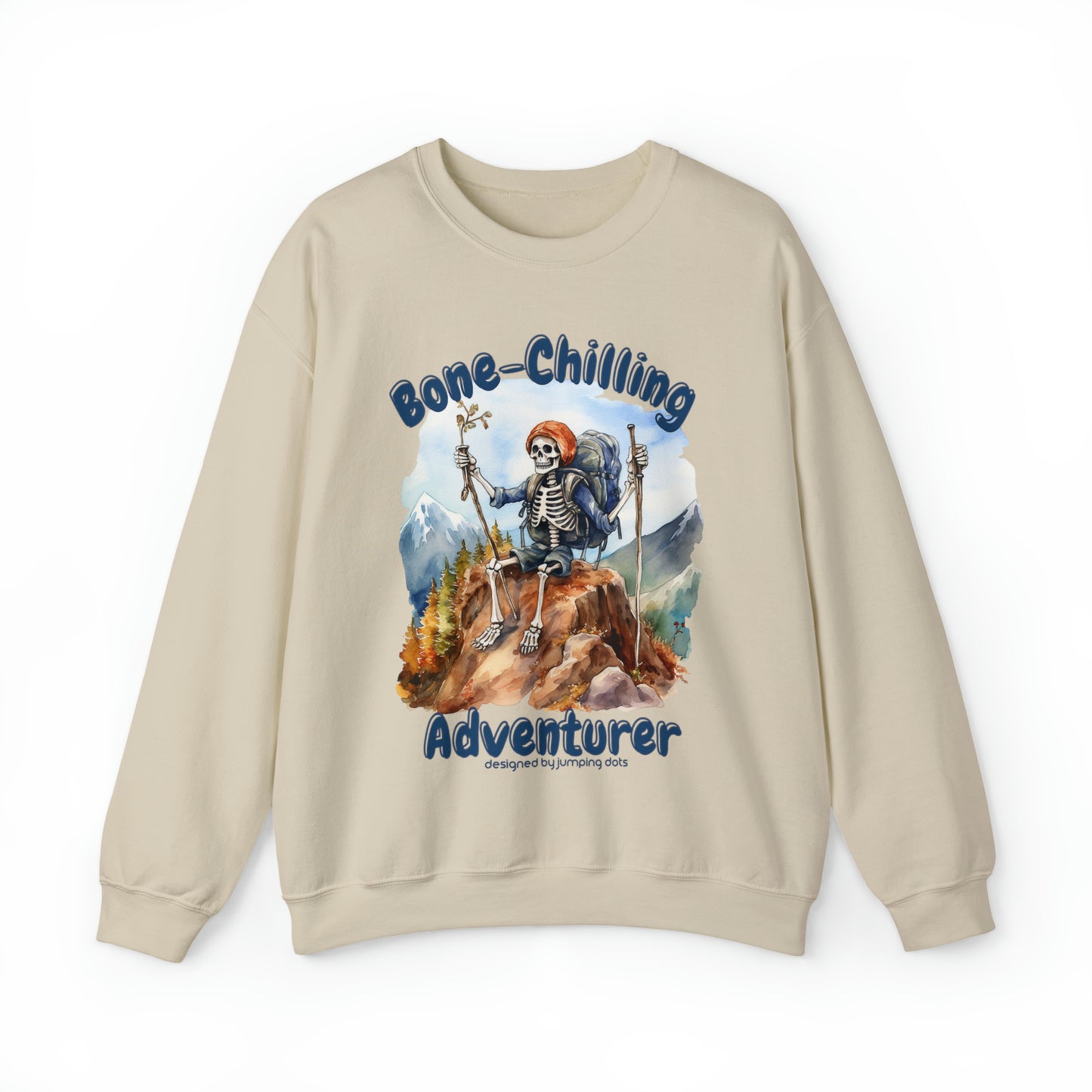 Hiking Skeleton Halloween Sweatshirt