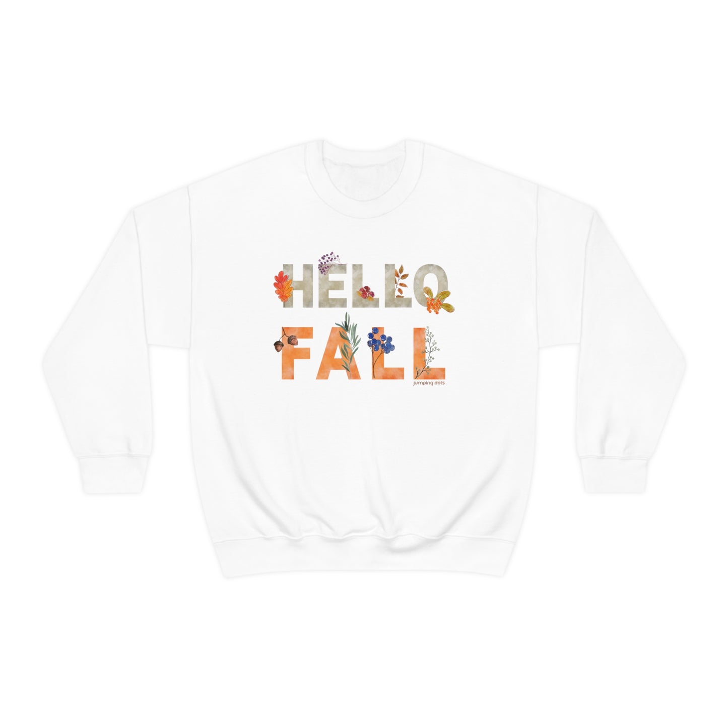 Watercolor Hello Fall Sweatshirt