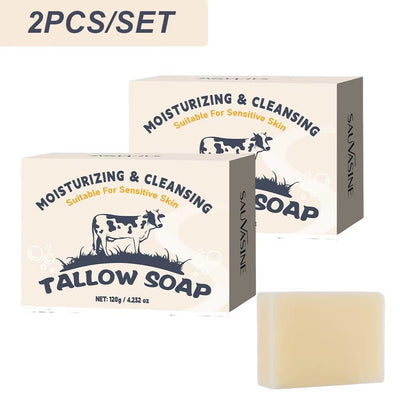 Natural Grass - Fed Beef Tallow Soap (2PCS) - JumpingDots