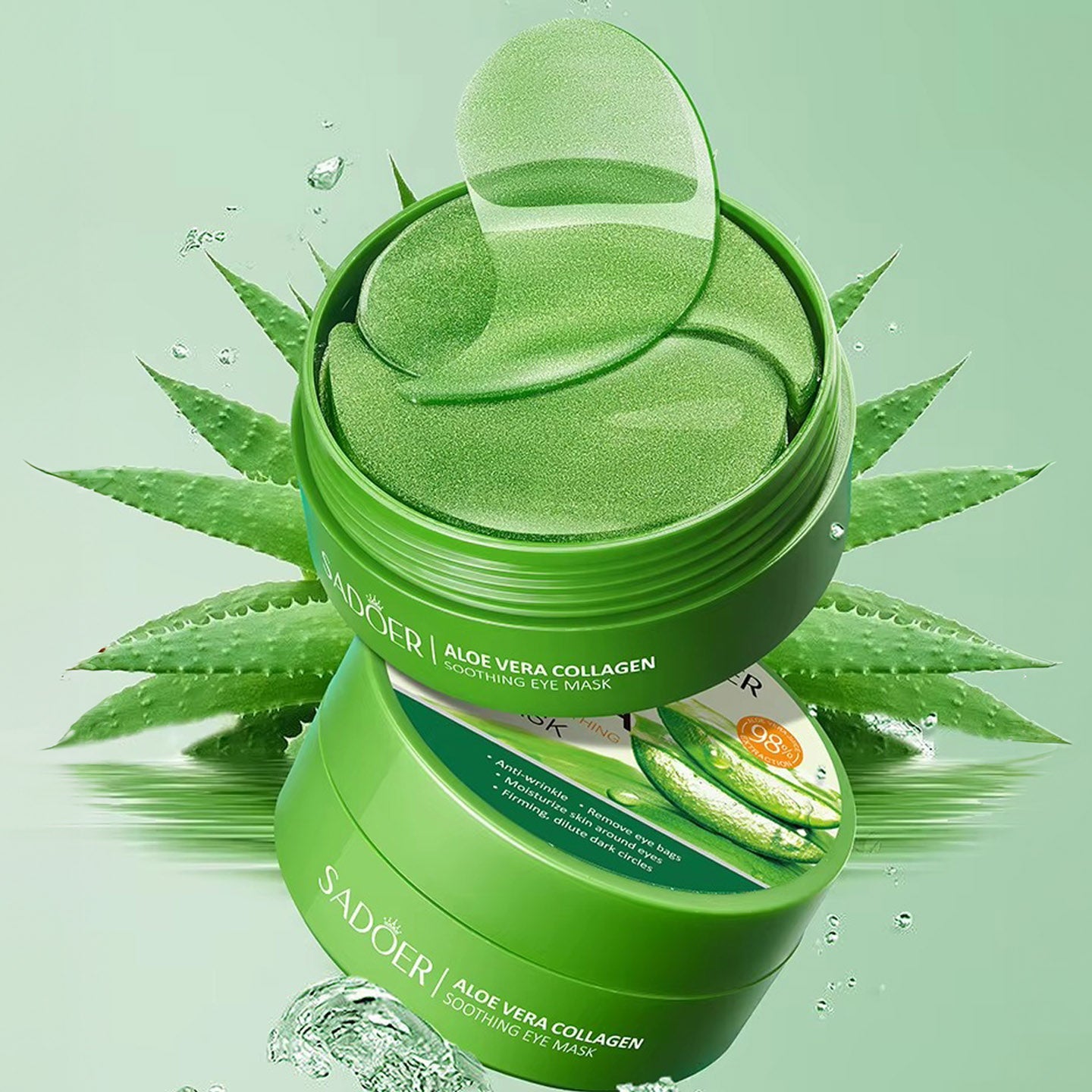 Collagen & Aloe Vera Eye Mask  JumpingDots