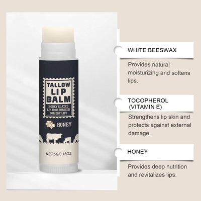 Moisturizing Tallow Lip Balm - JumpingDots