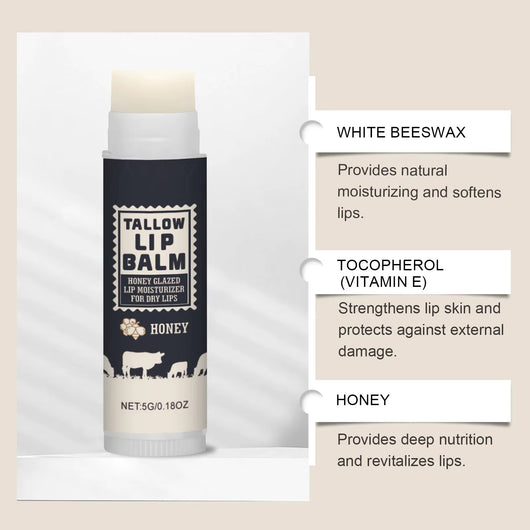 Moisturizing Tallow Lip Balm - JumpingDots