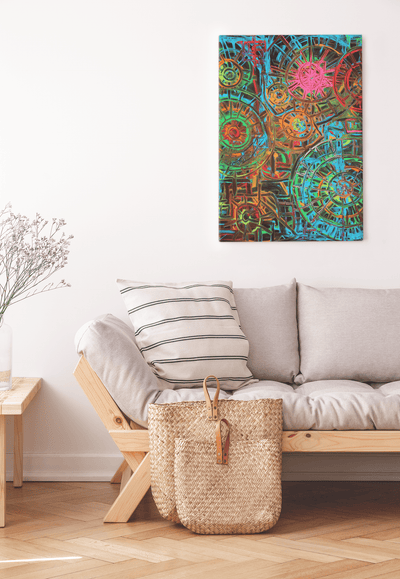Lifecycles 4 - An Abstract Robotic Journey on the Poster - Poster - JumpingDots
