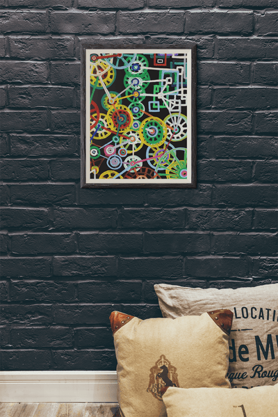 Robotic Wheels - on the Poster - Poster - JumpingDots