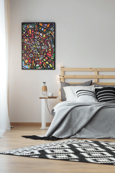 Abstract Mineral Symphony on the Poster - Poster - JumpingDots