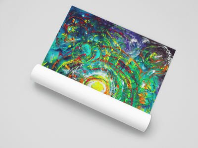 Anthology Lifecycles 1 - Astral Projection on the Poster - Poster - JumpingDots