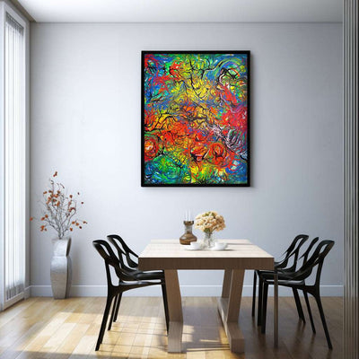 Enigmatic Dreams Of Post-Modern Mythology on Canvas - Canvas - JumpingDots