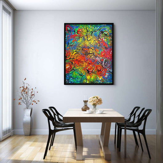 Enigmatic Dreams Of Post-Modern Mythology on Canvas - Canvas - JumpingDots