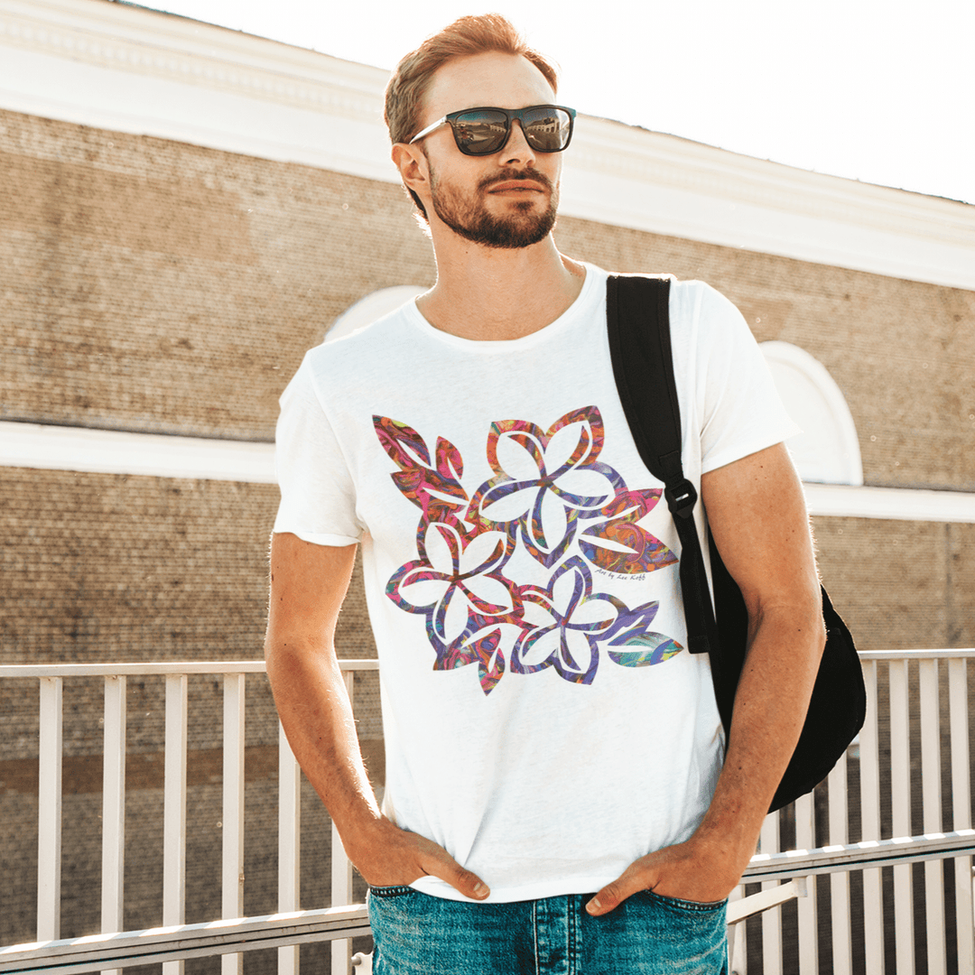 Plumeria Flowers Shirt - T-Shirt - JumpingDots