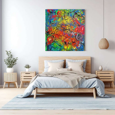 Enigmatic Dreams Of Post-Modern Mythology on Canvas - Canvas - JumpingDots
