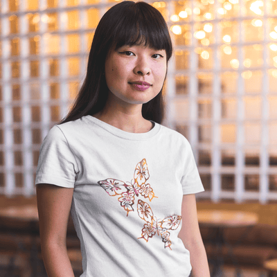 Golden Butterflies Shirt - T-Shirt - JumpingDots