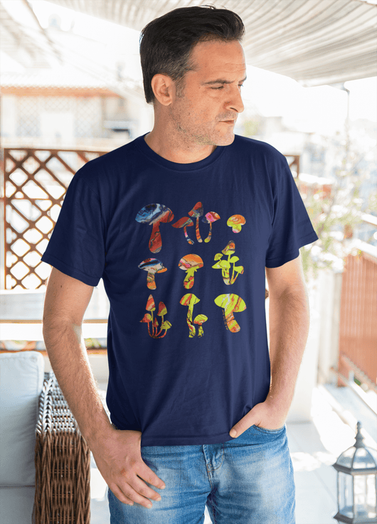 Mega Mushrooms T-Shirt - T-Shirt - JumpingDots