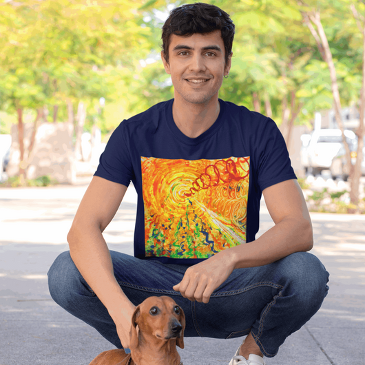 Energy Abstract Art - T-Shirt - JumpingDots
