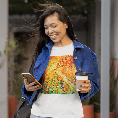 Energy Abstract Art - T-Shirt - JumpingDots