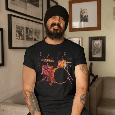 Drum Set T-Shirt - T-Shirt - JumpingDots