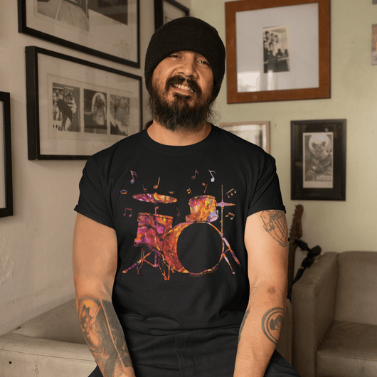 Drum Set T-Shirt - T-Shirt - JumpingDots