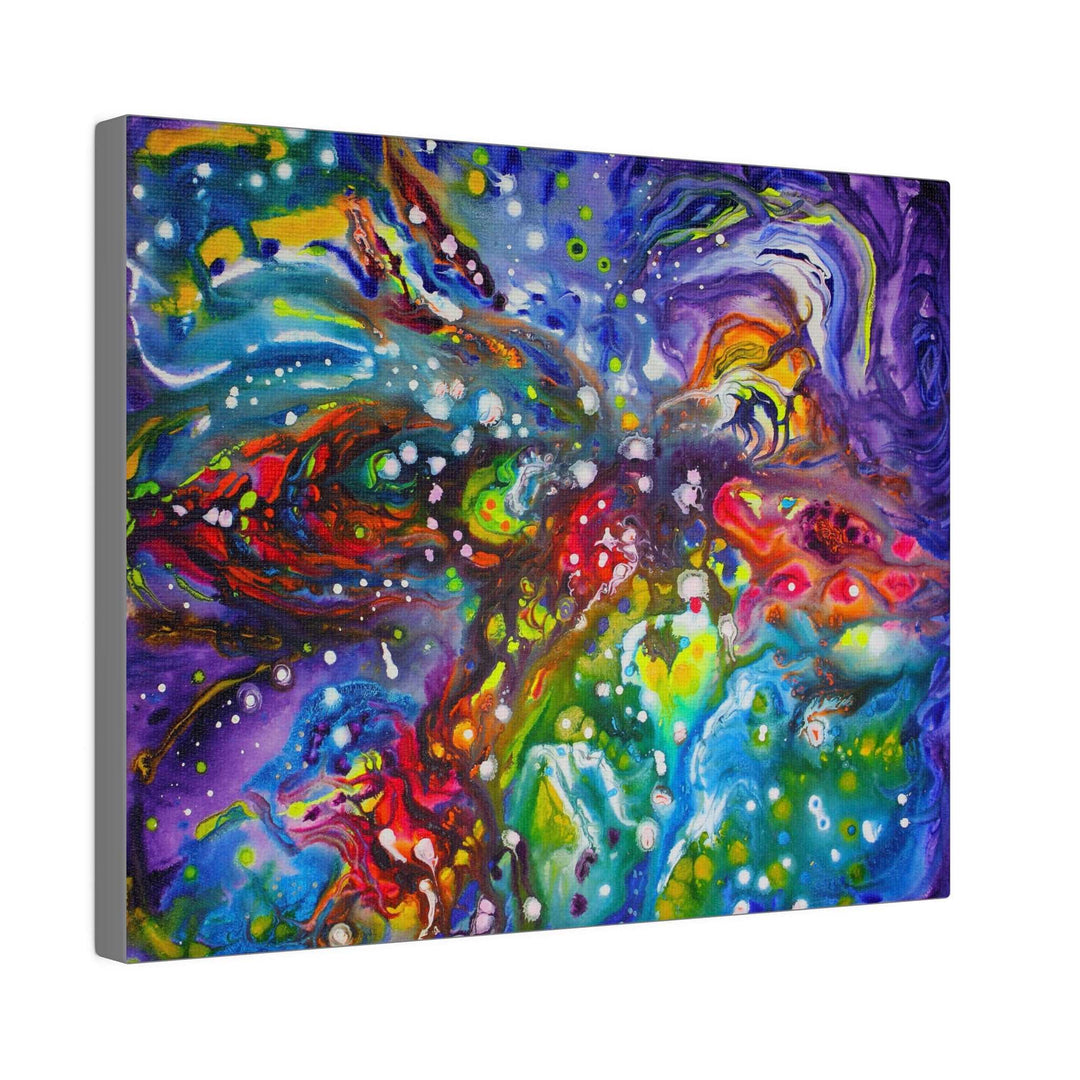 Colorful Starburst Art On Canvas - Canvas - JumpingDots
