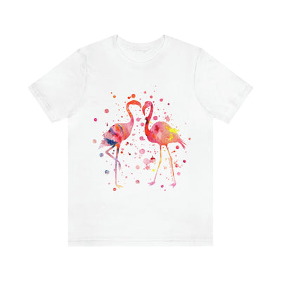 Flamingo Love Shirt - T-Shirt - JumpingDots