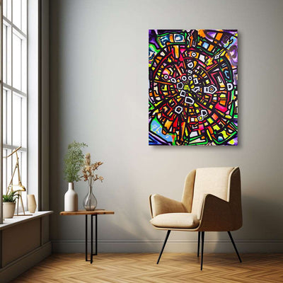 Abstract Mineral Symphony on Canvas - Canvas - JumpingDots