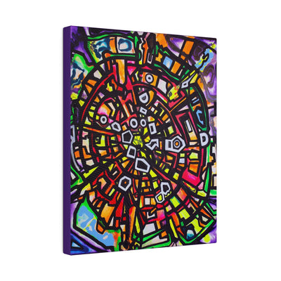 Abstract Mineral Symphony on Canvas - Canvas - JumpingDots