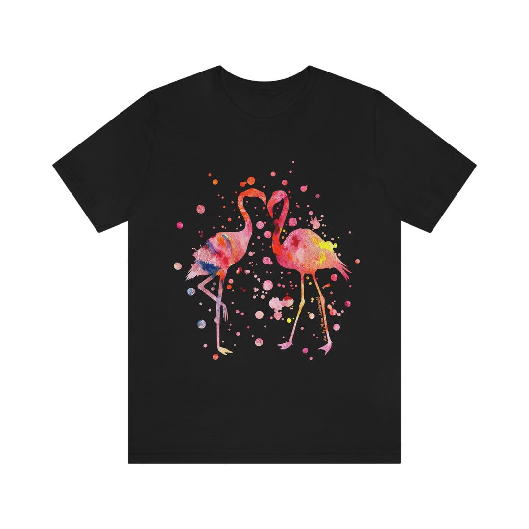 Flamingo Love Shirt - T-Shirt - JumpingDots