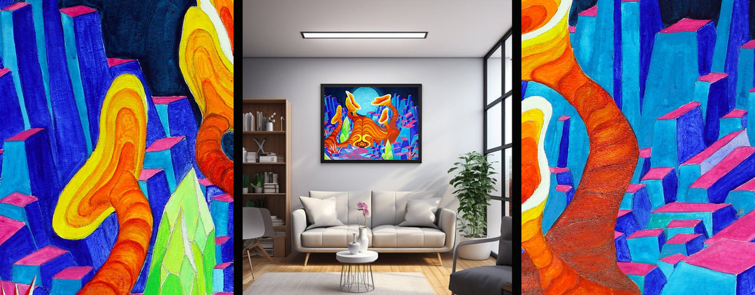 Canvas Wall Art in Interior Design: Transform Your Home with Style - JumpingDots