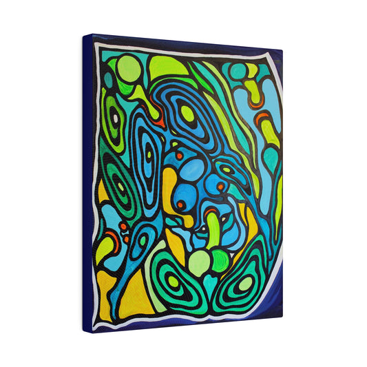 Gaia and Uranus - A Mystical Odyssey on Canvas - Canvas - JumpingDots