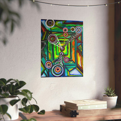 Time Travel Journey on the Poster - Poster - JumpingDots