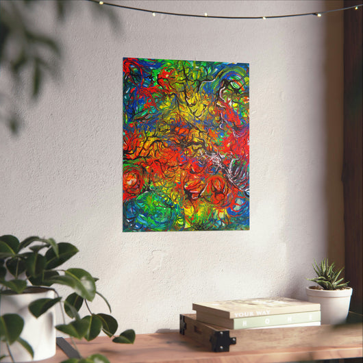 Enigmatic Dreams Of Post-Modern Mythology on the Poster - Poster - JumpingDots