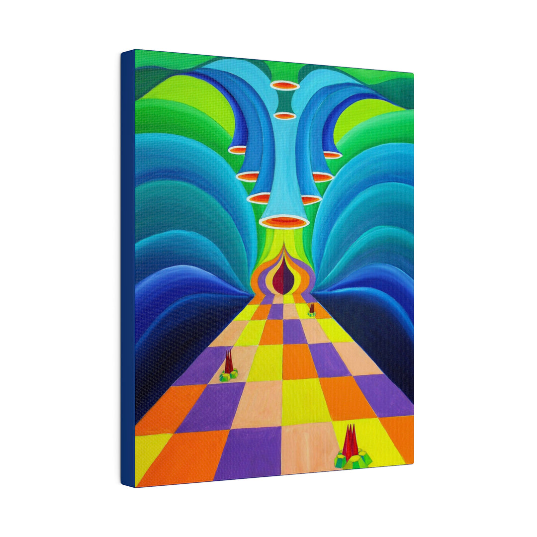 Genesis Path- A Mystical Journey Painting on Canvas - Canvas - JumpingDots