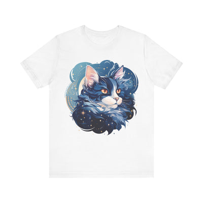 Cosmic Cat Constellation T-Shirt - T-Shirt - JumpingDots