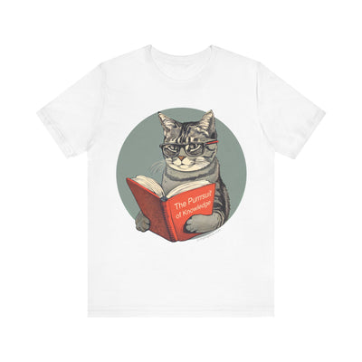The Purrrsuit of Knowledge T-Shirt - T-Shirt - JumpingDots
