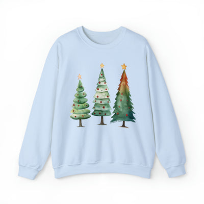 Festive Christmas Tree Sweatshirt Perfect Winter Long Sleeve, Holiday Sweater & New Years T-Shirt - Sweatshirt - JumpingDots
