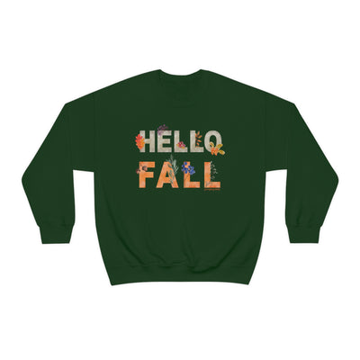 Watercolor Hello Fall Sweatshirt - Sweatshirt - JumpingDots