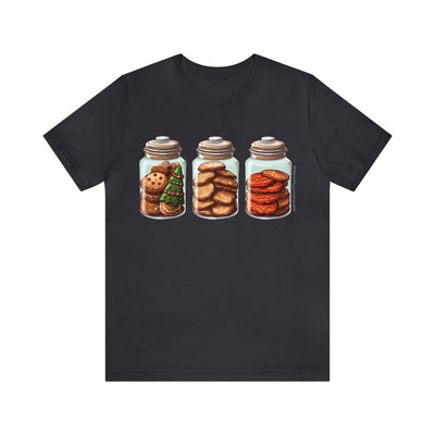Cute Christmas Cookie In A Jar T-Shirt - T-Shirt - JumpingDots
