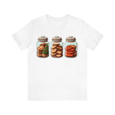 Cute Christmas Cookie In A Jar T-Shirt - T-Shirt - JumpingDots