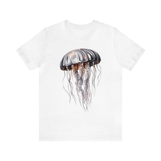 Metallic Jellyfish T-Shirt - T-Shirt - JumpingDots