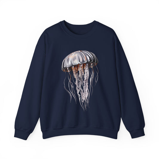Metallic Colored Jellyfish Sweatshirt - Sweatshirt - JumpingDots