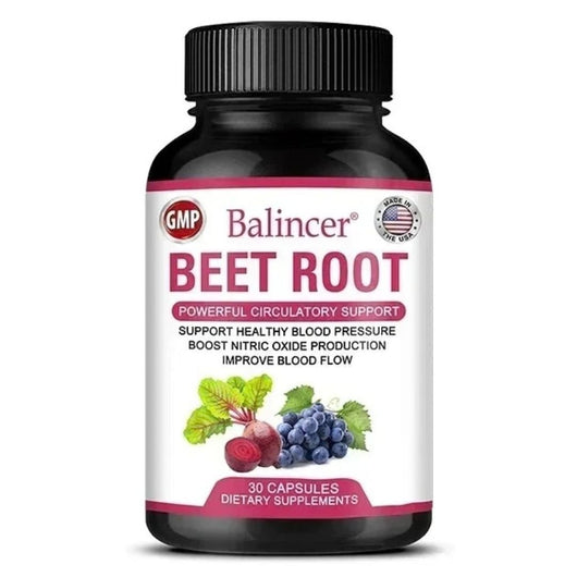 Natural Beetroot Extract Capsules for Daily Wellness - JumpingDots