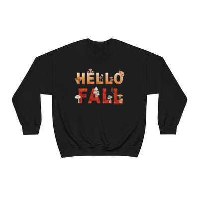 Watercolor Hello Fall Sweatshirt - Sweatshirt - JumpingDots