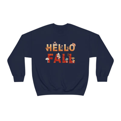 Watercolor Hello Fall Sweatshirt - Sweatshirt - JumpingDots