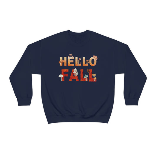 Watercolor Hello Fall Sweatshirt - Sweatshirt - JumpingDots